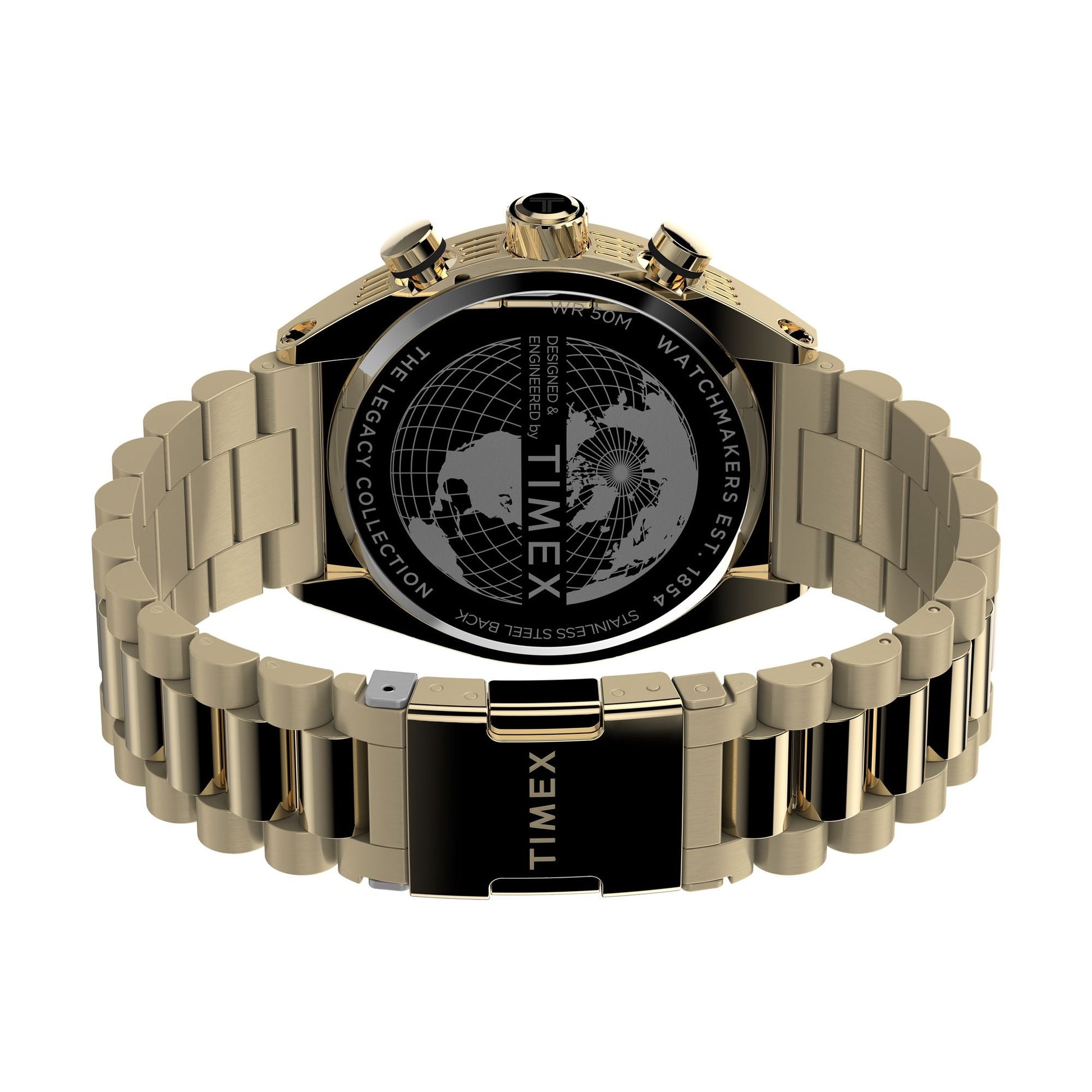 TW2W22100 Reloj Timex Legacy Tonneau de hombre pulsera de metal 42 mm