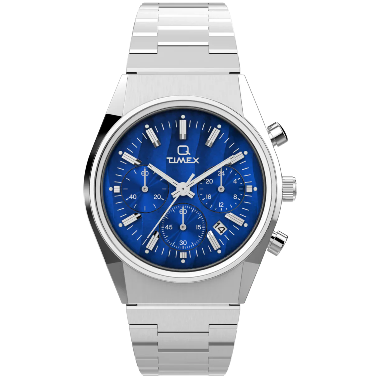 Timex Q Falcon Eye de hombre pulsera de metal – TW2W33700