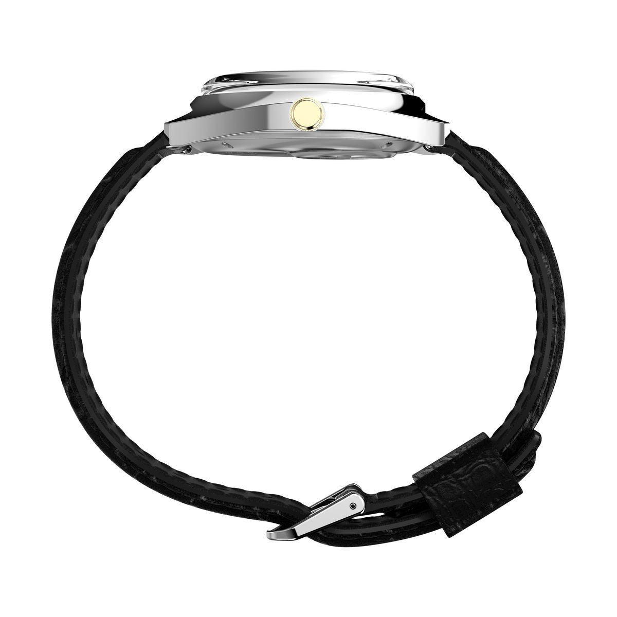 Timex Q Day/Date de hombre correa de cuero – TW2W44800