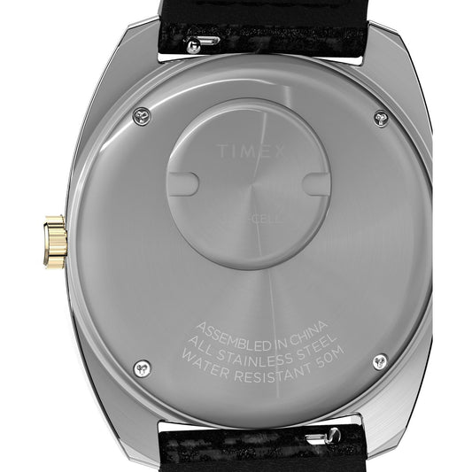 Timex Q Day/Date de hombre correa de cuero – TW2W44800