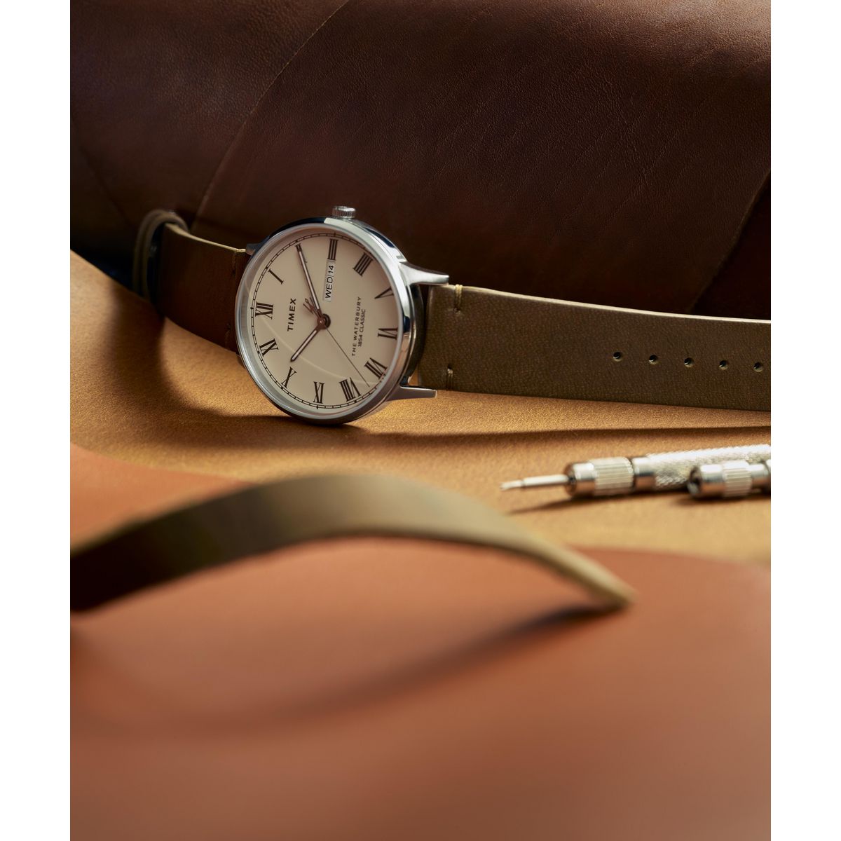 Timex Waterbury Classic de hombre correa de piel – TW2W50600