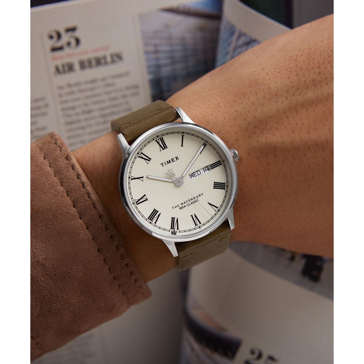 Timex Waterbury Classic de hombre correa de piel – TW2W50600