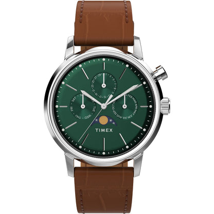 Timex Marlin de hombre correa de cuero – TW2W51000
