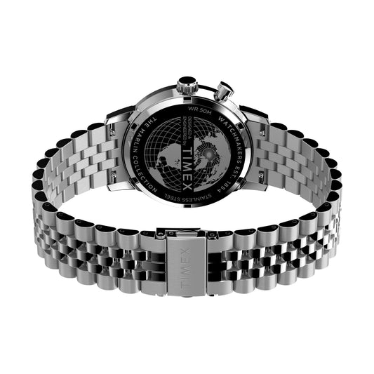 Timex Marlin Moon Phase de hombre correa de metal – TW2W51300