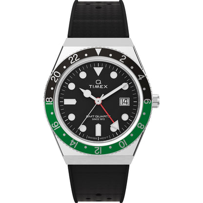 Timex Q GMT de hombre correa de resina – TW2W57500