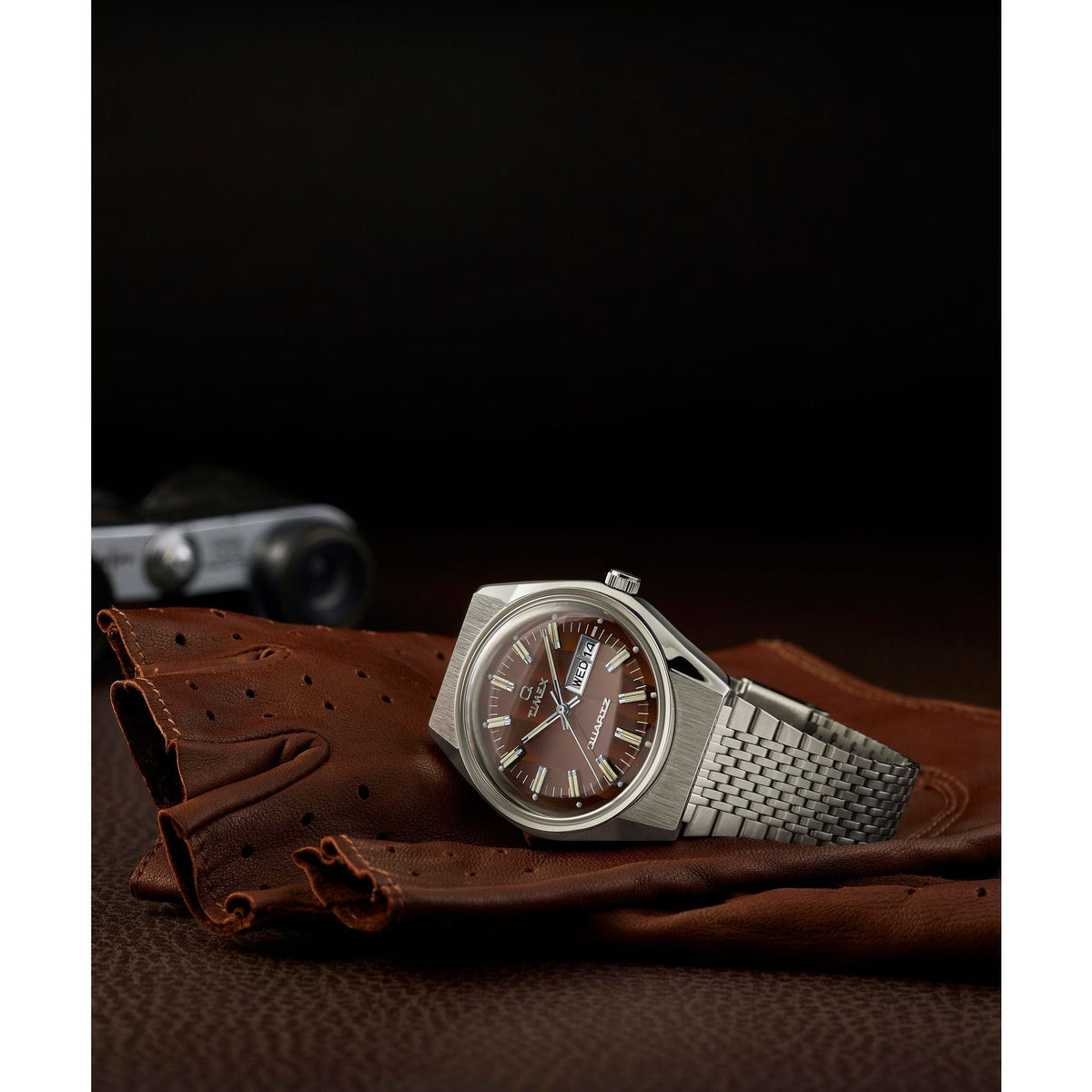 Timex Q Falcon Eye de caballero correa de metal – TW2W62400
