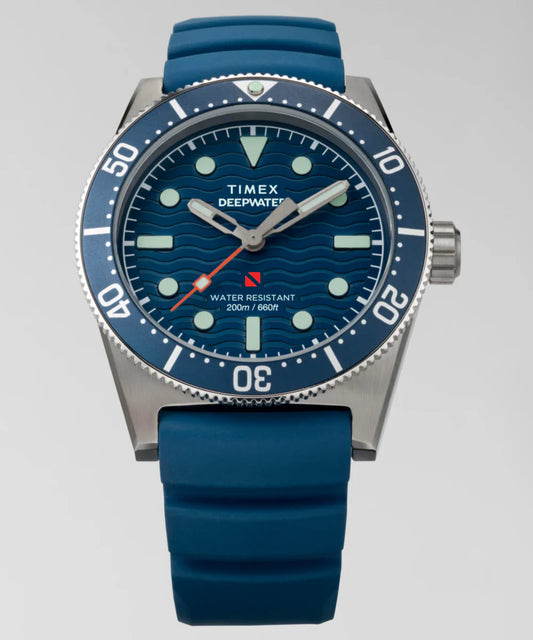Timex Deepwater de hombre pulsera de caucho – TW2W74600