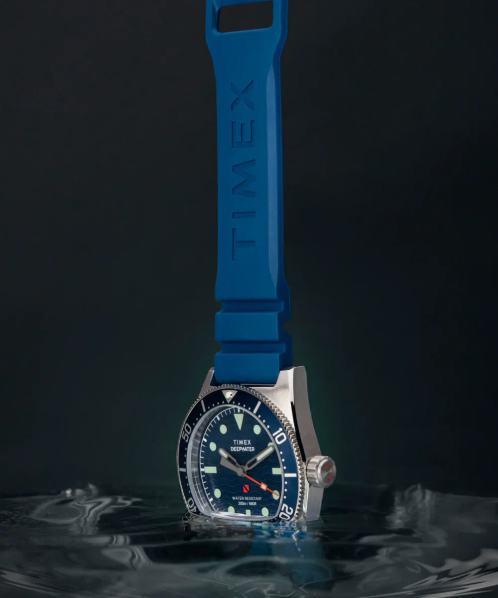Timex Deepwater de hombre pulsera de caucho – TW2W74600