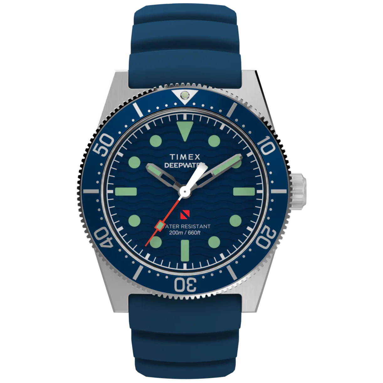 Timex Deepwater de hombre pulsera de caucho – TW2W74600