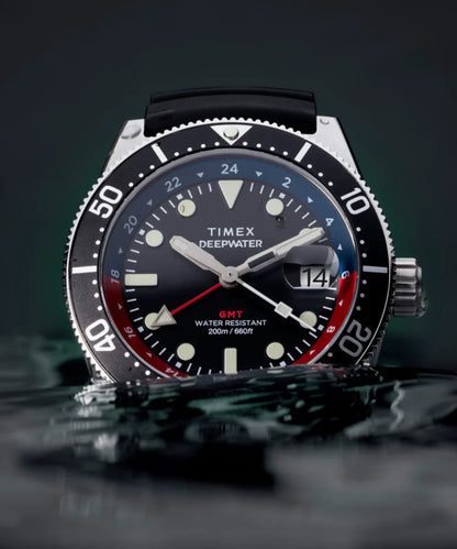 Timex Deepwater de hombre pulsera de caucho – TW2W75000