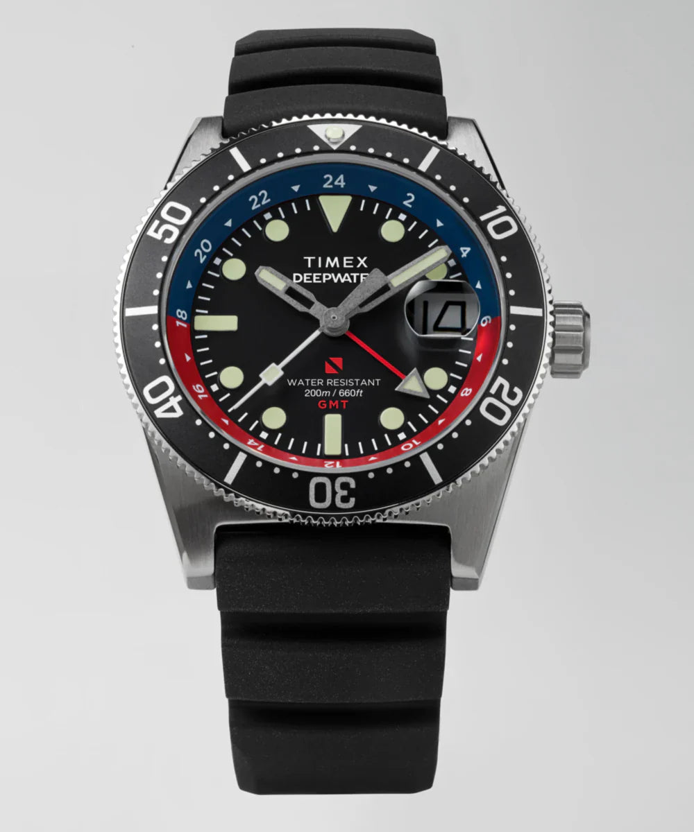 Timex Deepwater de hombre pulsera de caucho – TW2W75000