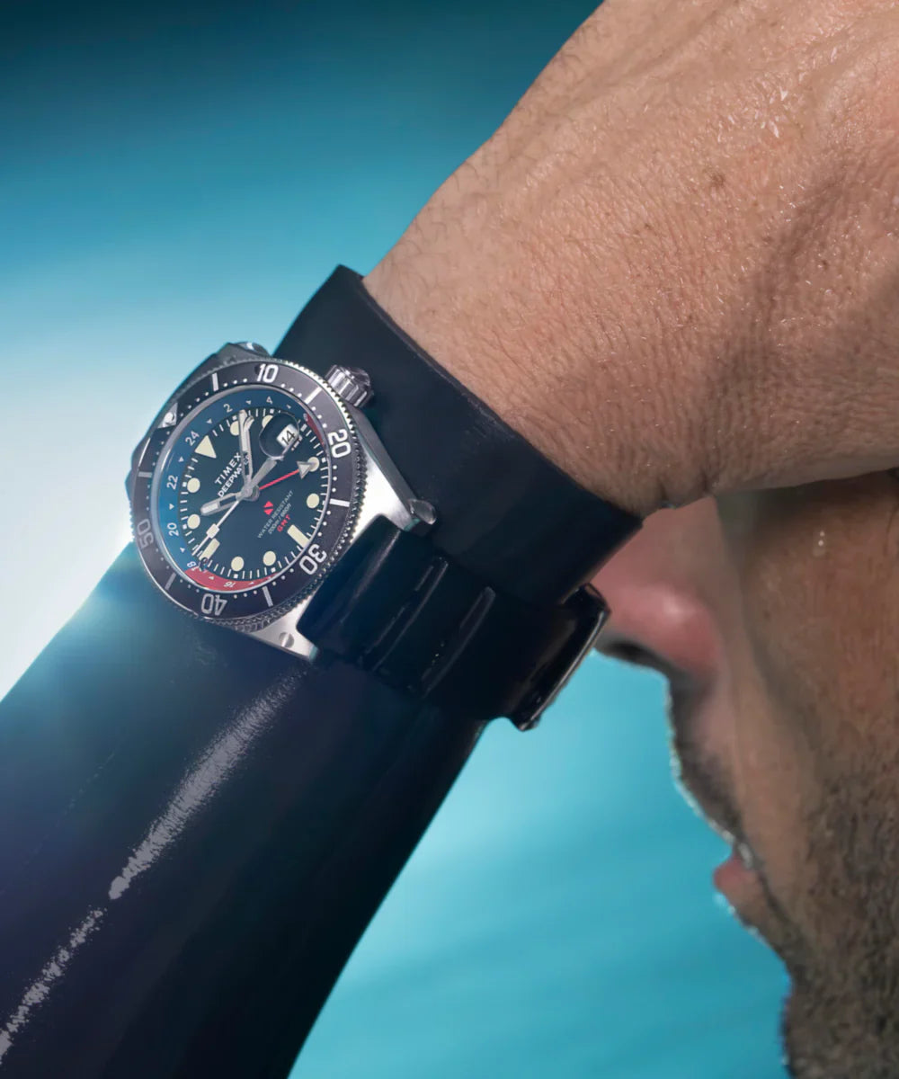 Timex Deepwater de hombre pulsera de caucho – TW2W75000