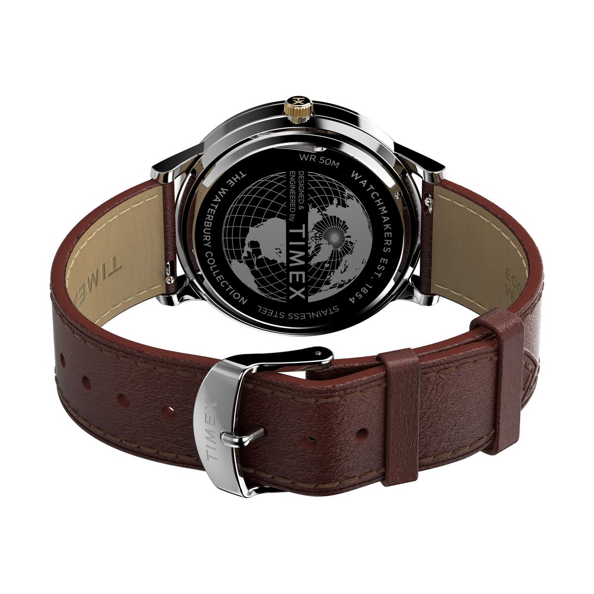Timex Waterbury Classic Fase Lunar de caballero banda de piel – TW2W75600
