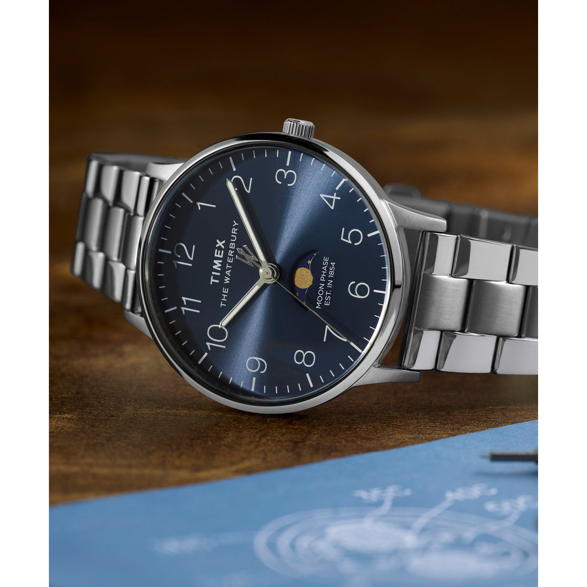 Timex Waterbury Classic de hombre correa de metal – TW2W75700