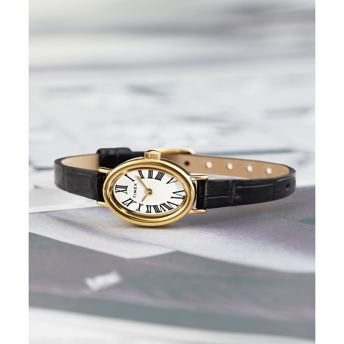 Timex Cavatina de dama correa de cuero – TW2W78300