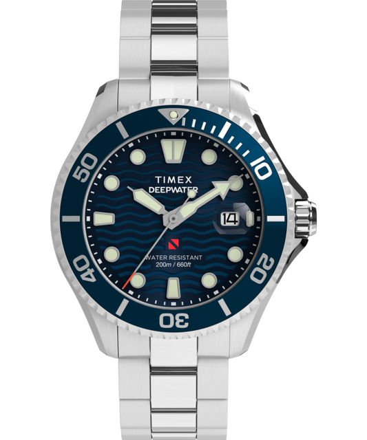 Timex Deepwater Meridian 200 de hombre correa de metal – TW2W81900