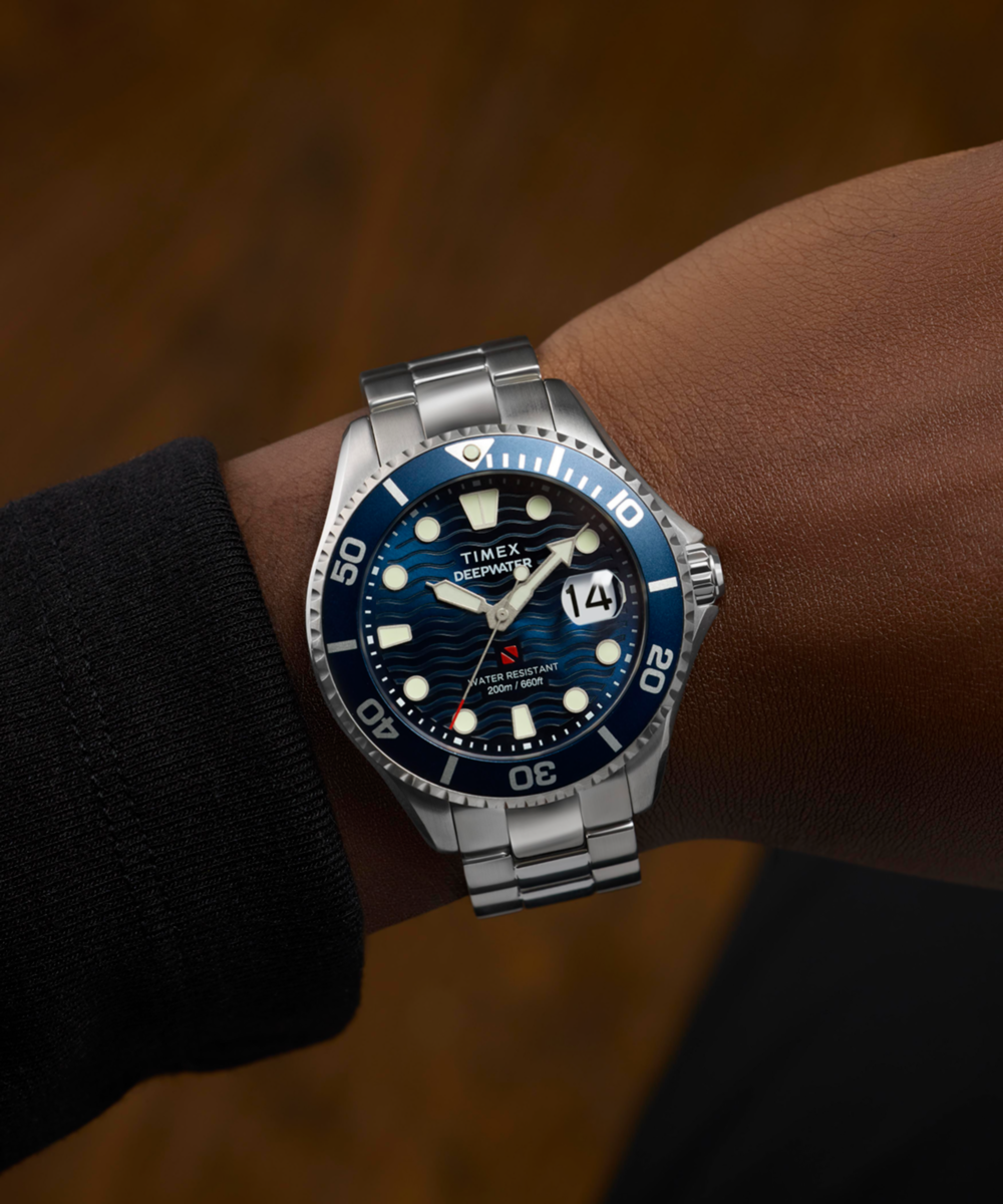 Timex Deepwater Meridian 200 de hombre correa de metal – TW2W81900