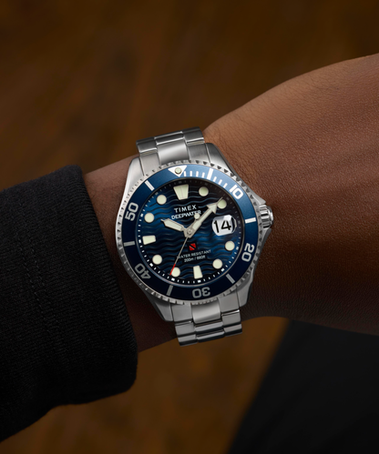 Timex Deepwater Meridian 200 de hombre correa de metal – TW2W81900