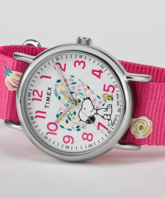 Timex x Peaunuts Snoopy de dama pulsera de tela 38 mm – TW2W83100