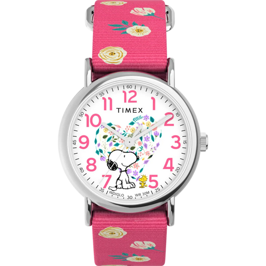 Timex x Peaunuts Snoopy de dama pulsera de tela 38 mm – TW2W83100