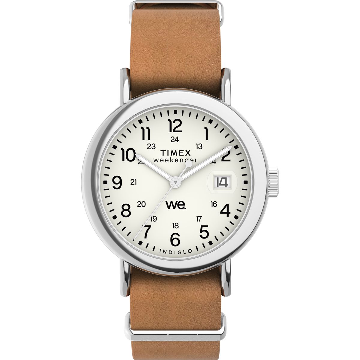 Timex Weekender de dama correa de piel – TW2W86500