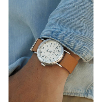 Timex Weekender de dama correa de piel – TW2W86500
