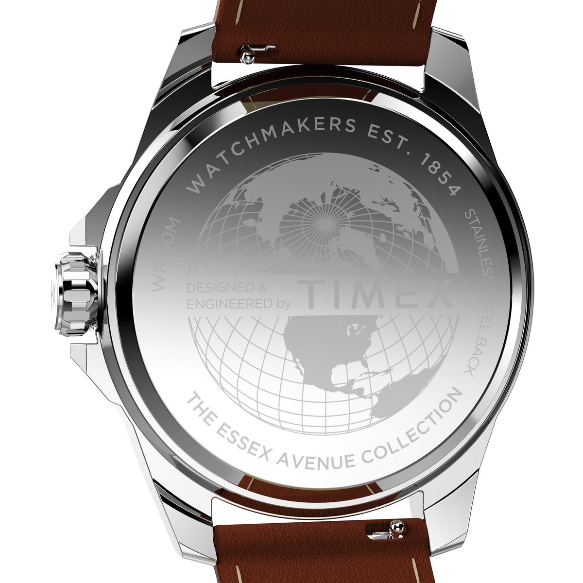 Timex Essex Day de hombre correa de cuero – TW2W92800
