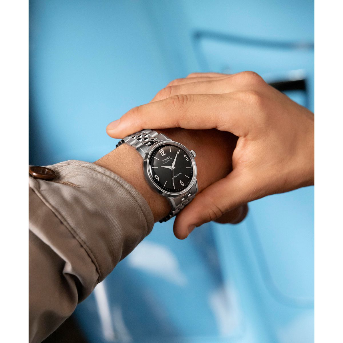 Timex Marlin Automático de hombre correa de metal – TW2W93200