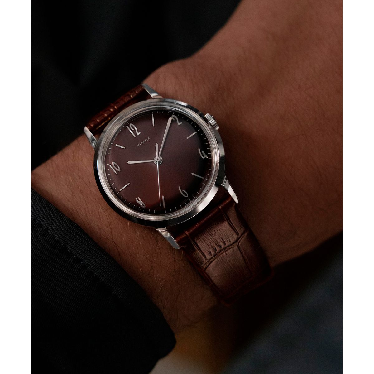 Timex Marlin de hombre correa de cuero – TW2W93300