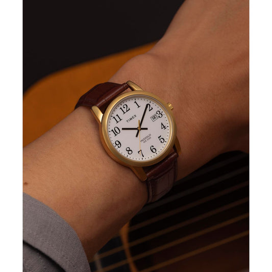 Timex Easy Reader de hombre correa de cuero – TW2W95500