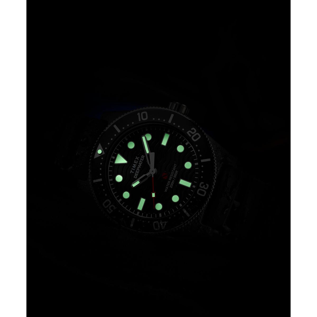 Timex Deepwater de hombre correa de caucho – TW2Y02200