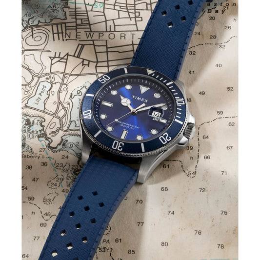 Timex Harborside de hombre correa de caucho – TW2Y05000