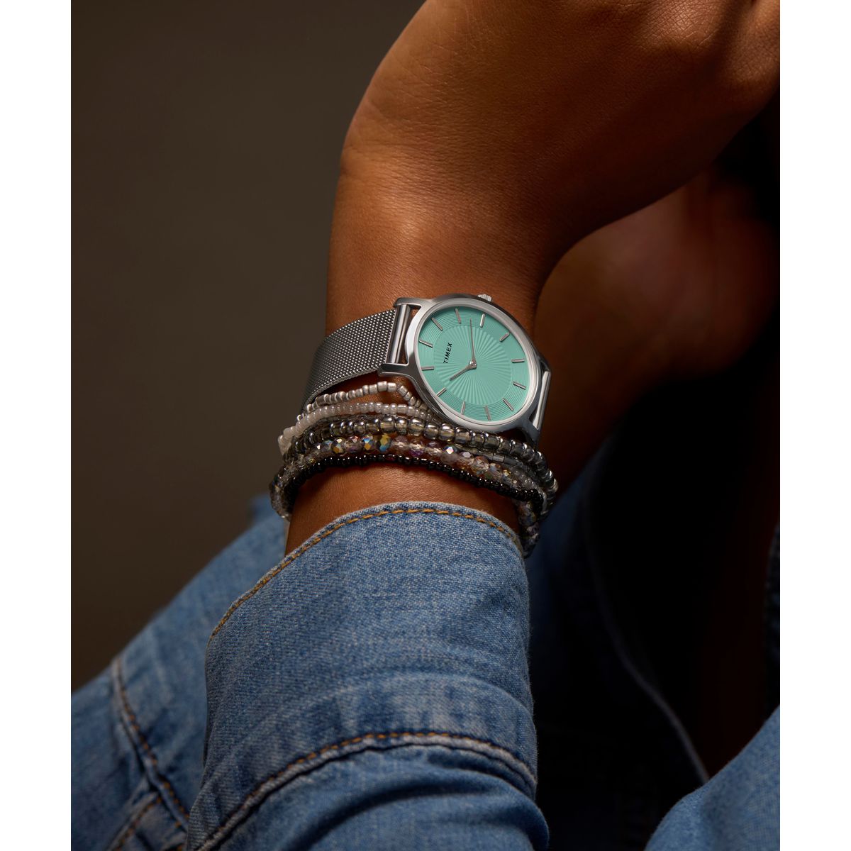 Timex Transcend de dama correa mesh – TW2Y10100