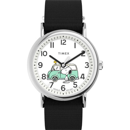 TW2Y11800 Reloj Timex Weekender Snoopy de hombre correa de tela
