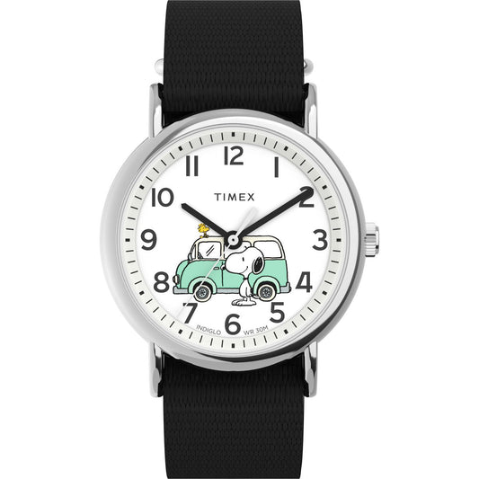 Timex Weekender Snoopy de hombre correa de tela – TW2Y11800