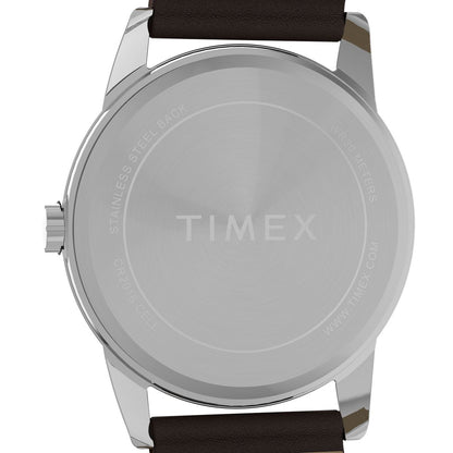 Timex Easy Reader de hombre correa de cuero – TW2Y12600