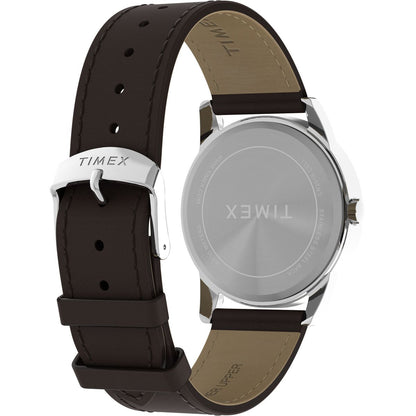 Timex Easy Reader de hombre correa de cuero – TW2Y12600