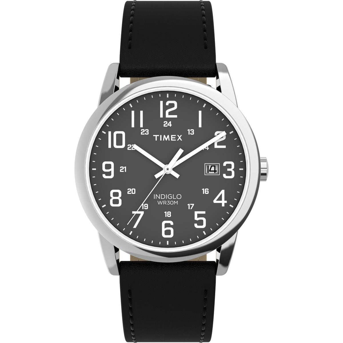 Timex Easy Reader de hombre correa de cuero – TW2Y12800