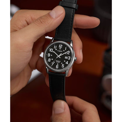 Timex Easy Reader de hombre correa de cuero – TW2Y12800