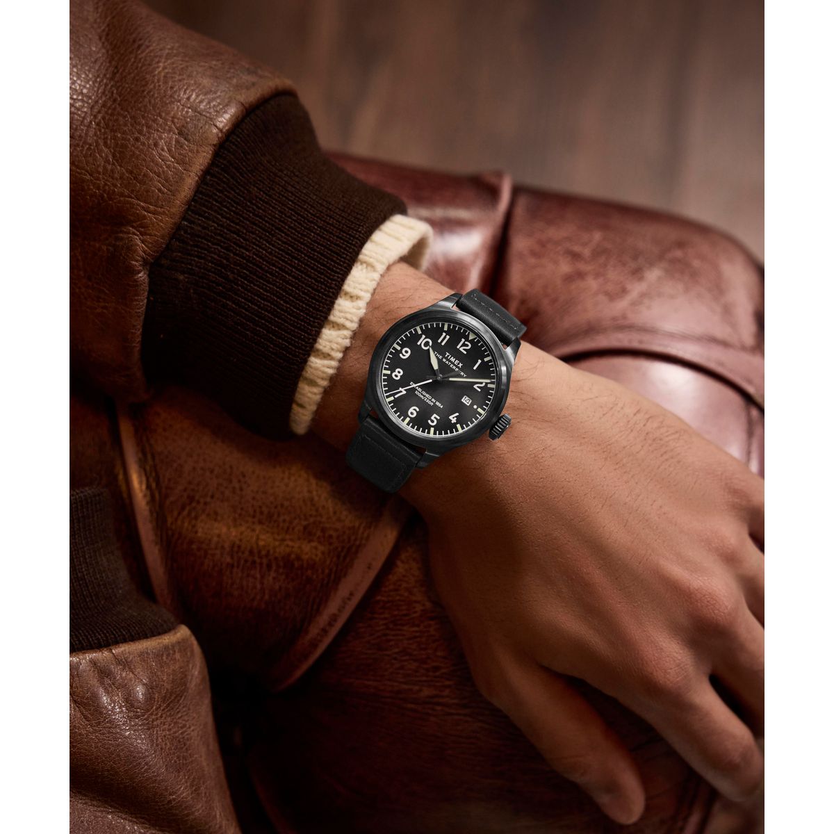 Timex Waterbury de hombre correa de piel – TW2Y18900