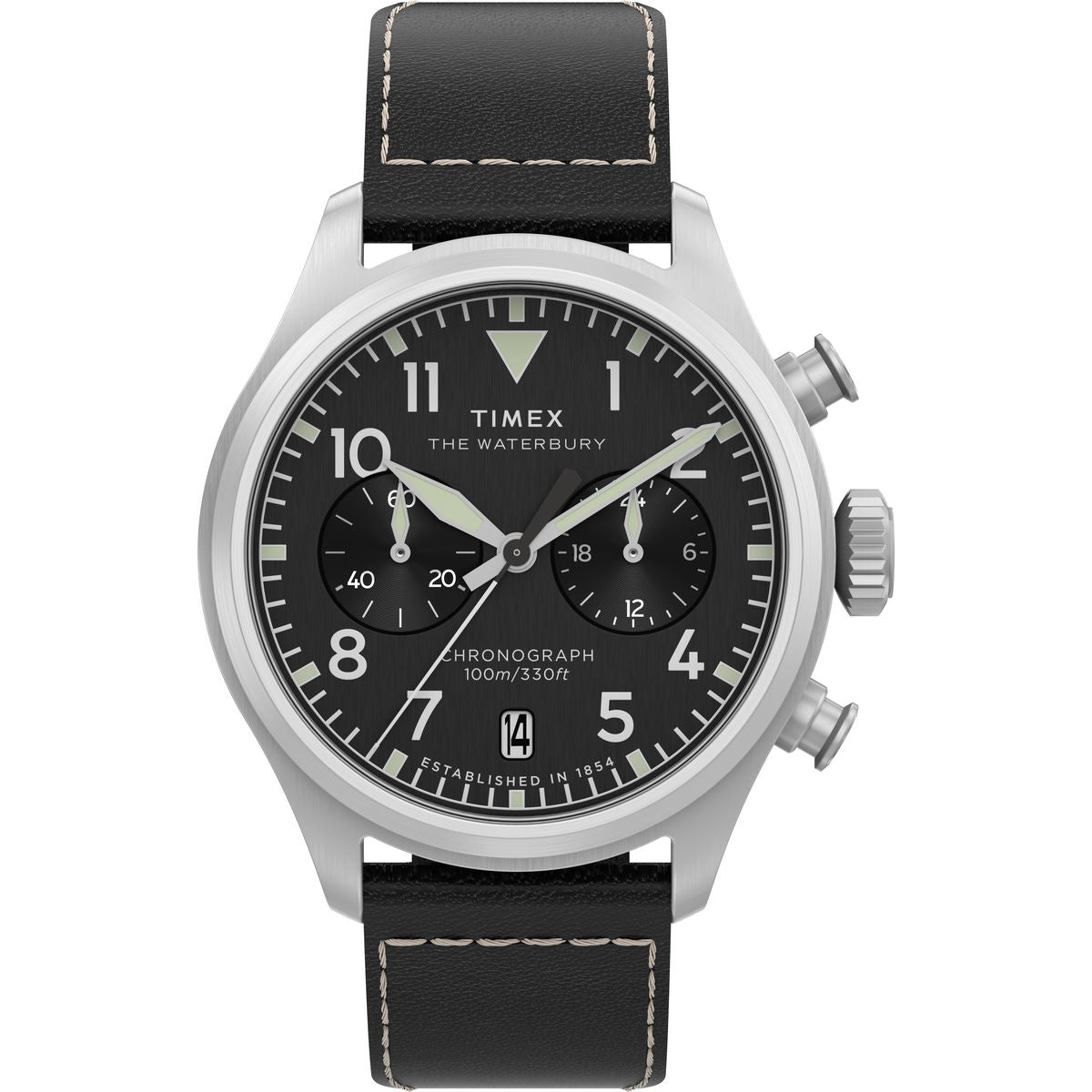 Timex Waterbury Ace de hombre correa de piel – TW2Y19000