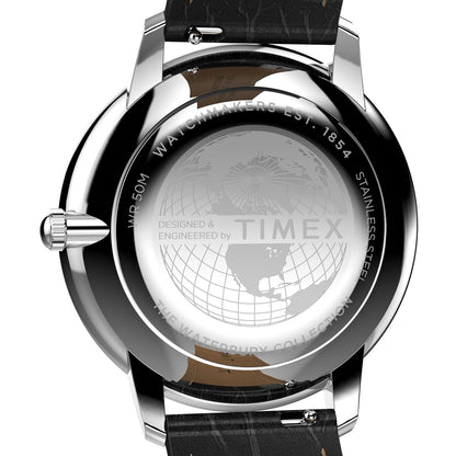 Timex Waterbury Metropolitan de hombre correa de cuero – TW2Y23100