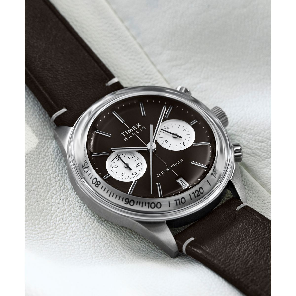 Timex Marlin Jet de hombre correa de cuero – TW2Y24700