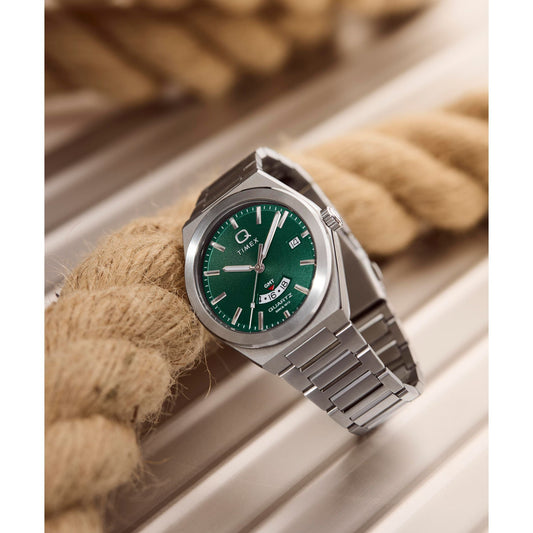 Timex Q Continental de hombre pulsera de metal – TW2Y24800