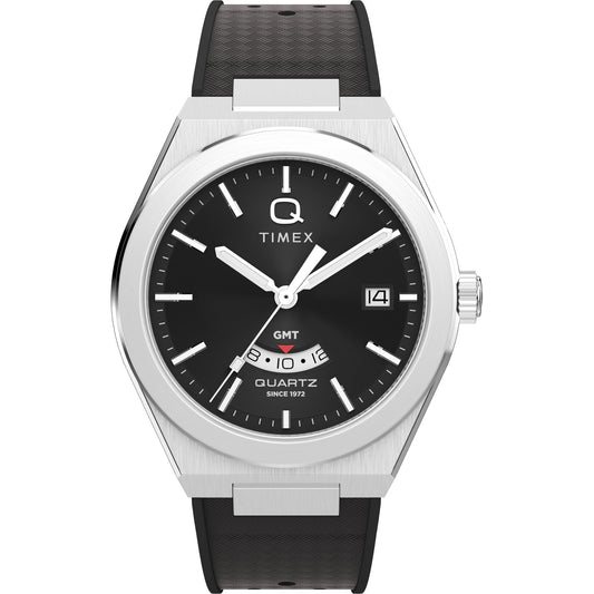 Timex Q Continental de hombre correa de caucho – TW2Y24900
