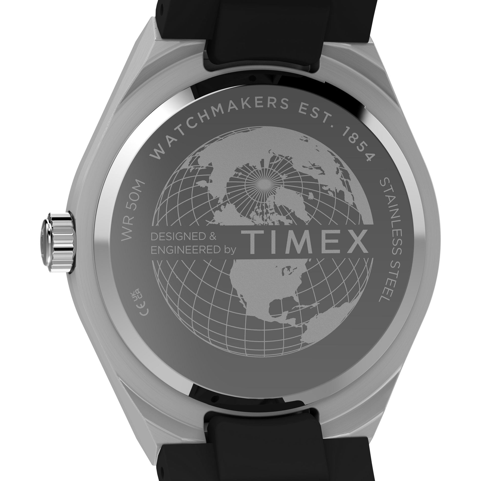 Timex Q Continental de hombre correa de caucho – TW2Y24900