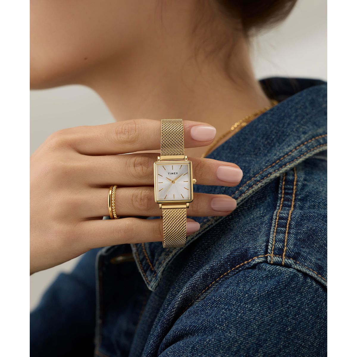 Timex Transcend de dama correa de mesh – TW2Y26100