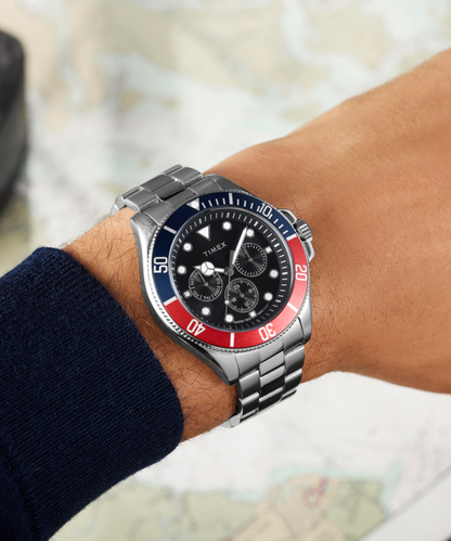TW2Y33300 Reloj Timex Harborside Coast de caballero correa de metal