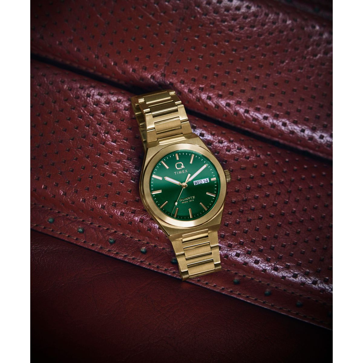 Timex Q de hombre correa de metal – TW2Y35100