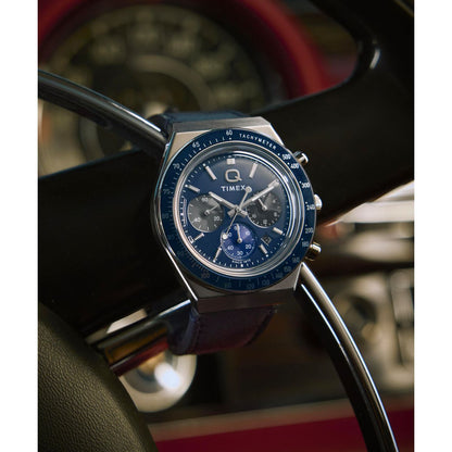 Timex Q de hombre correa de cuero – TW2Y36100